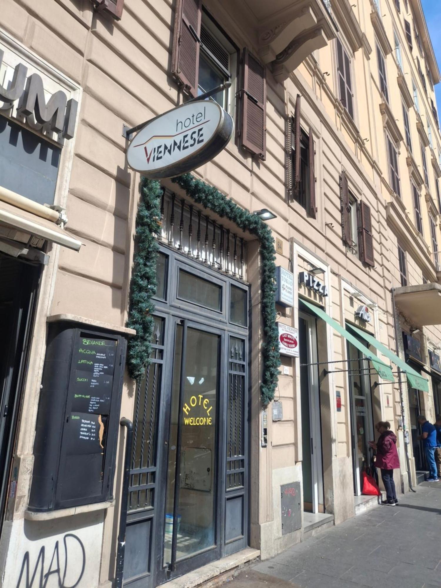 Hotel Viennese Roma Exterior foto